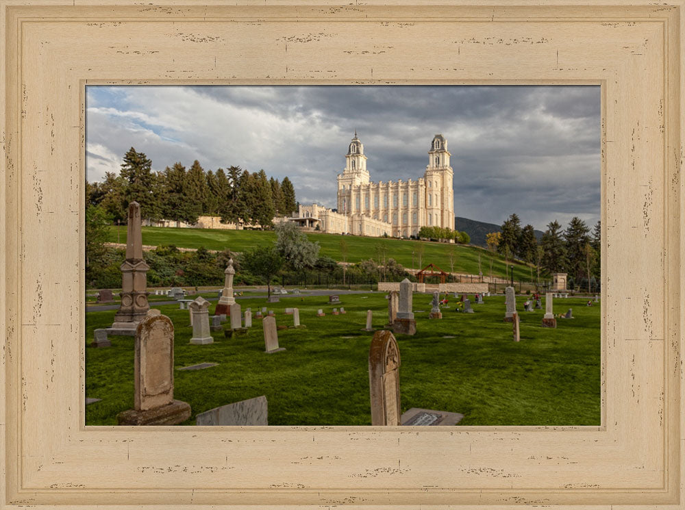 Manti Temple - Cemetery by Robert A Boyd