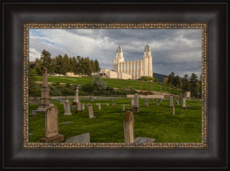 Manti Temple - Cemetery by Robert A Boyd