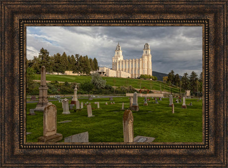 Manti Temple - Cemetery by Robert A Boyd