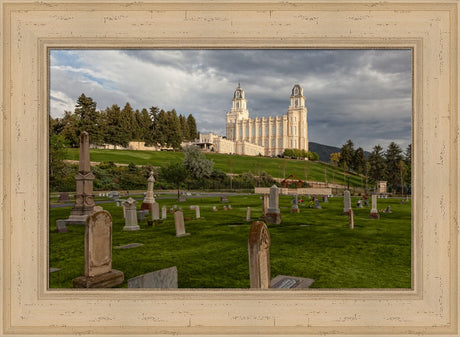 Manti Temple - Cemetery by Robert A Boyd