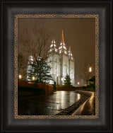 Salt Lake Temple - Rain Path by Robert A Boyd