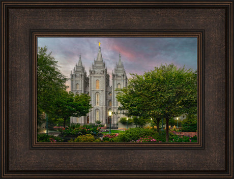 Salt Lake Temple - Eden by Robert A Boyd