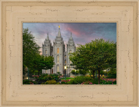 Salt Lake Temple - Eden by Robert A Boyd