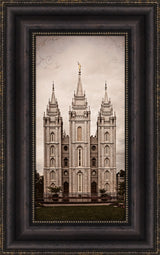 Salt Lake Temple - Towers by Robert A Boyd