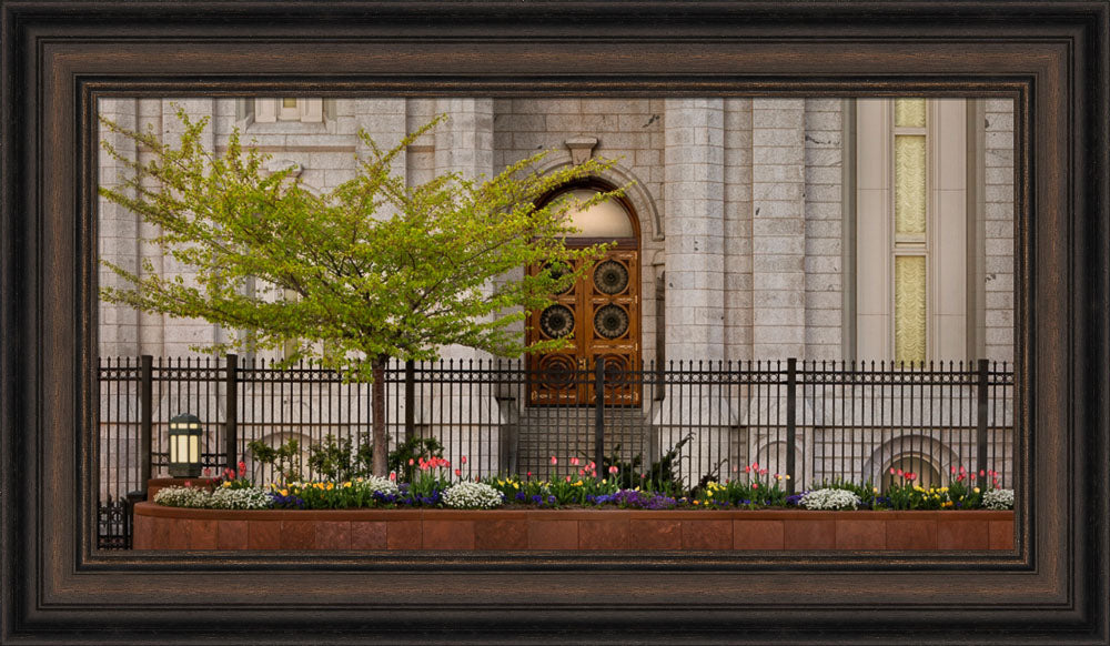 Salt Lake Temple - Sacred Doors by Robert A Boyd