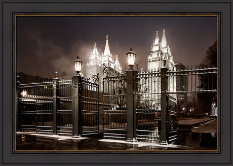 Salt Lake Temple - Straight is the Gate by Robert A Boyd