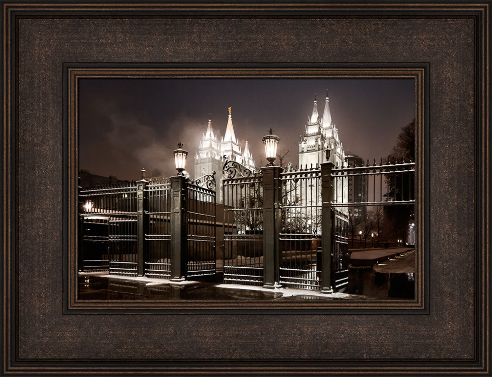 Salt Lake Temple - Straight is the Gate by Robert A Boyd