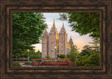 Salt Lake Temple - Calm Summer by Robert A Boyd