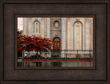 Salt Lake Temple - Fall Tree by Robert A Boyd