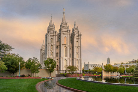 Salt Lake Temple- Covenant Path by Robert A Boyd