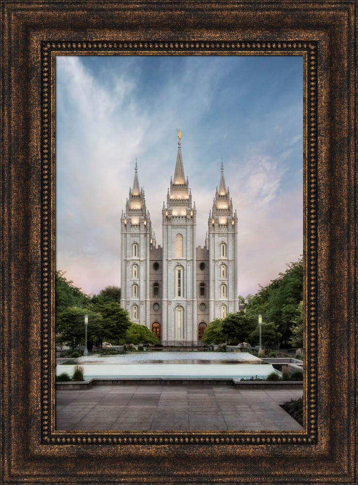 Salt Lake Temple - Chrome Series by Robert A Boyd