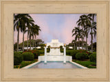 Laie Temple - Fountains by Robert A Boyd