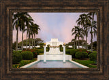 Laie Temple - Fountains by Robert A Boyd