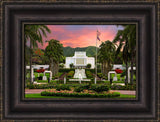 Laie Temple - Blossoming Spring by Robert A Boyd