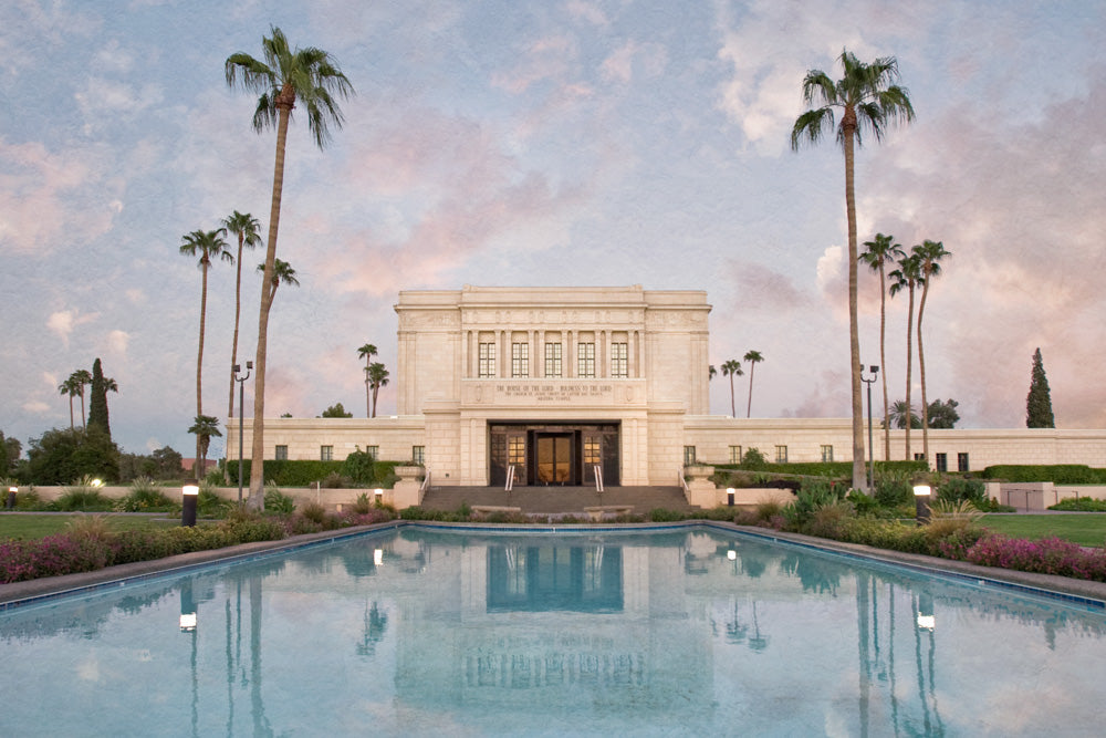 Mesa Temple - Textured by Robert A Boyd