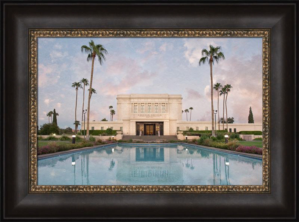 Mesa Temple - Textured by Robert A Boyd