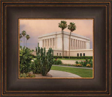 Mesa Temple - Cactus Path by Robert A Boyd