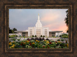 Idaho Falls Temple - Vibrant Morning by Robert A Boyd