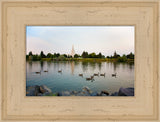 Idaho Falls Temple - River by Robert A Boyd