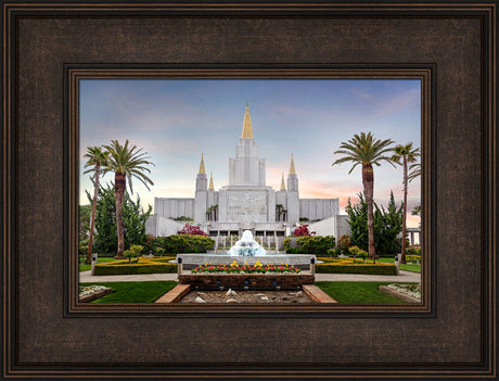 Oakland Temple - Fountains by Robert A Boyd