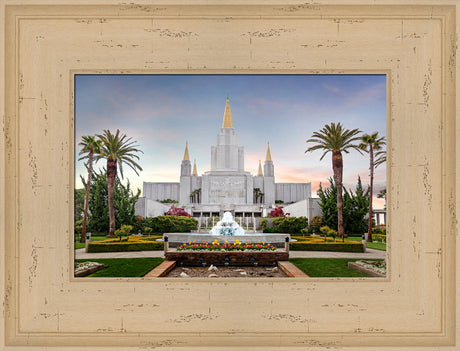 Oakland Temple - Fountains by Robert A Boyd