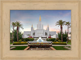 Oakland Temple - Fountains by Robert A Boyd