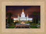 Oakland Temple - Red Sky by Robert A Boyd