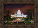 Oakland Temple - Red Sky by Robert A Boyd