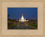 Oakland Temple - Night Stream by Robert A Boyd