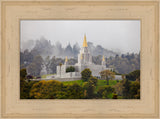 Oakland Temple - Fog by Robert A Boyd