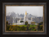 Oakland Temple - Fog by Robert A Boyd