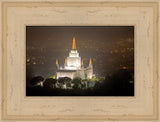 Oakland Temple - Night Vista by Robert A Boyd