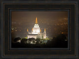 Oakland Temple - Night Vista by Robert A Boyd