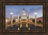 Oakland Temple - Reflection Pool by Robert A Boyd