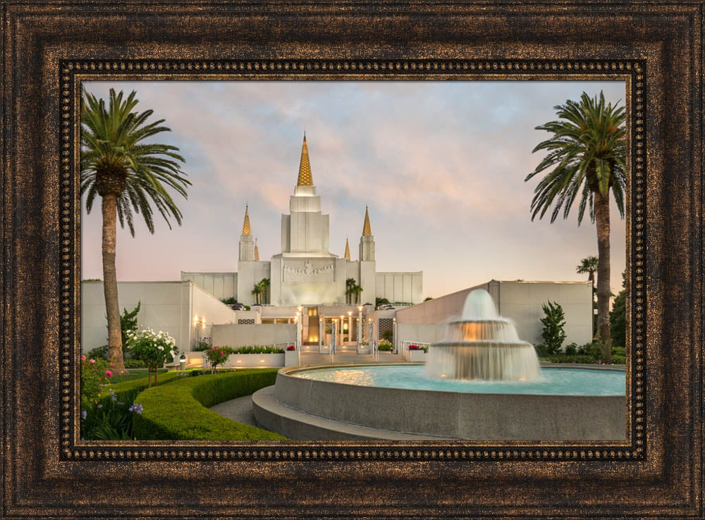 Oakland Temple - Fountain of Living Waters by Robert A Boyd