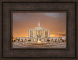 Ogden Temple - Sunset by Robert A Boyd