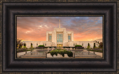 Ogden Temple - Garden Panoramic by Robert A Boyd