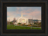 Ogden Temple - Evening Path by Robert A Boyd