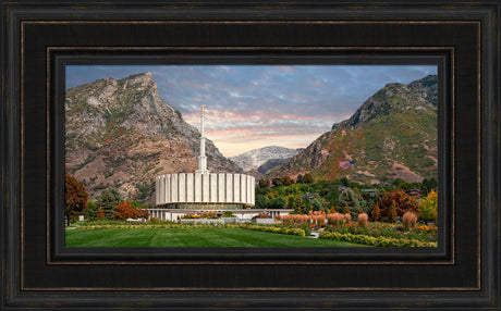 Provo Temple - Late Summer by Robert A Boyd