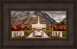 Provo Temple - Fall Gates panoramic by Robert A Boyd