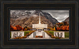 Provo Temple - Fall Gates panoramic by Robert A Boyd