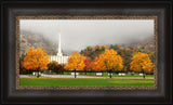 Provo Temple - Autumn Trees by Robert A Boyd