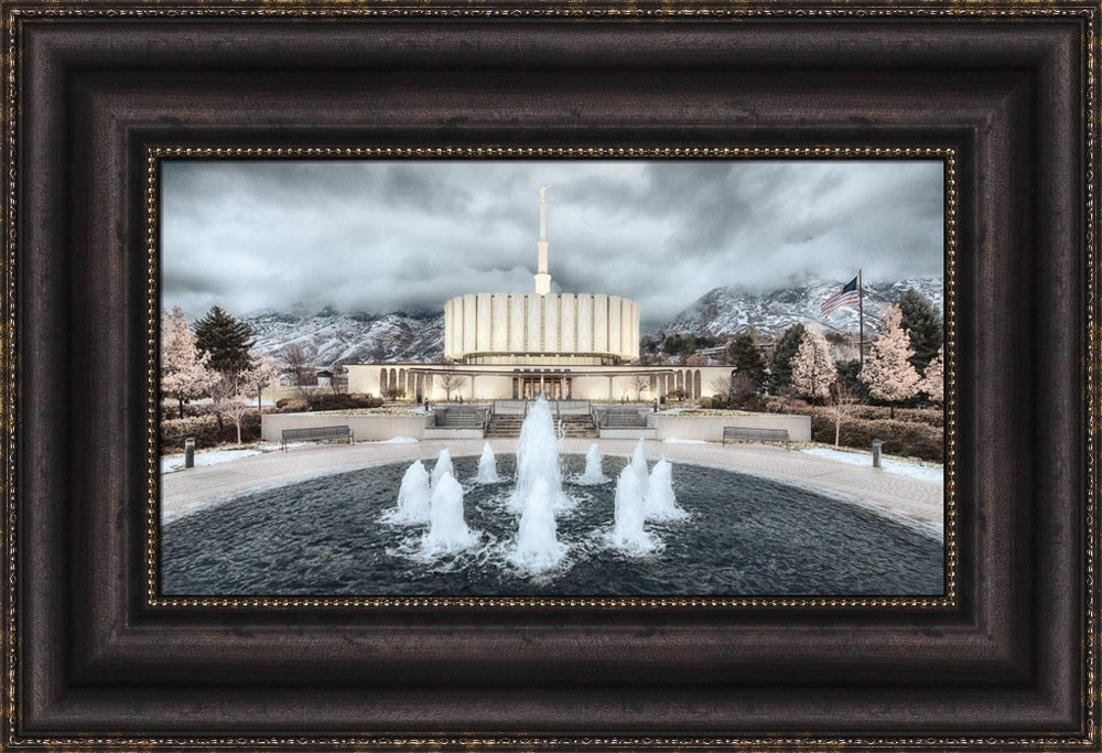 Provo Temple - Chrome Series by Robert A Boyd