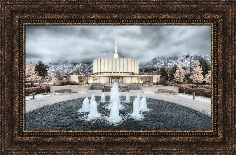 Provo Temple - Chrome Series by Robert A Boyd