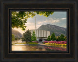 Provo Temple - Summer Splendor by Robert A Boyd