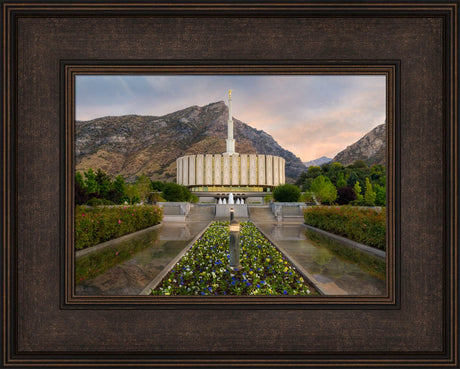 Provo Temple - Covenant Path by Robert A Boyd