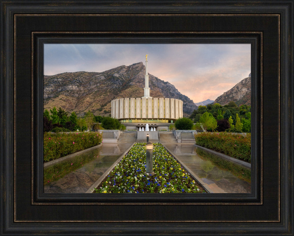 Provo Temple - Covenant Path by Robert A Boyd