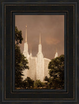 Washington DC Temple - Sepia by Robert A Boyd