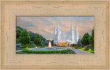 Washington DC Temple - Fountains by Robert A Boyd