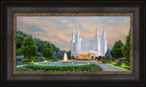 Washington DC Temple - Fountains by Robert A Boyd